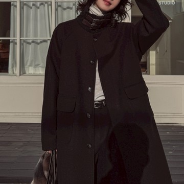 【Metanoia】🇰🇷韓製 10%羊毛高領大衣