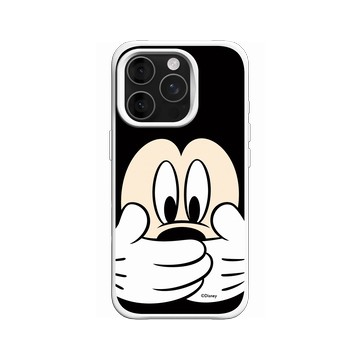 iPhone 16 Pro SolidX 白 - 迪士尼-米奇 Mickey - 米奇摀嘴