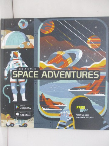 【書寶二手書T4／少年童書_ZNV】The Atlas of Space Adventures_Anne McRae; Studio Muti