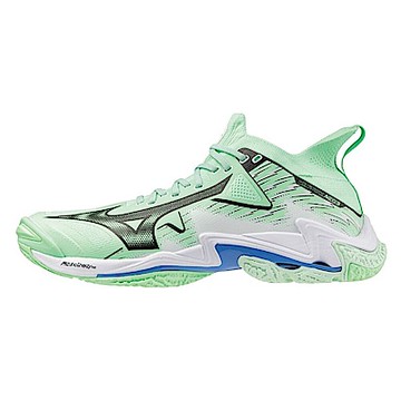 Mizuno Wave Lightning Neo 3 [V1GA240286] 男 排球鞋 穩定 包覆 回彈 綠 黑