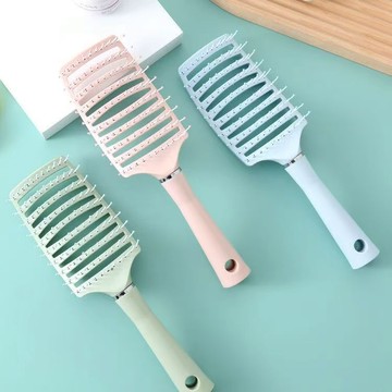 🔥現貨秒出🔥韓系簡約梳子 氣墊梳 按摩梳 梳子 寬齒梳 頭皮按摩梳 防打結梳 美髮梳 家用造型梳 韓系梳子 防靜電梳