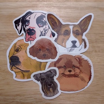 貼紙 / 狗 / 防水貼紙