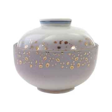 佐和陶瓷 11.5蓋碗 -日本製  紫金箔  1個