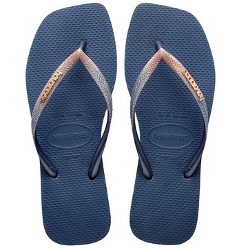 Havaianas 哈瓦仕 Slim Sqare Glitter 女 方形夾腳拖 4148102-0089W