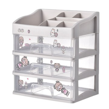 臺灣/✨收納架 收納盒 置物架【清倉處理】透明抽屜式化妝品收納盒桌面分類學生宿舍化妝置物架