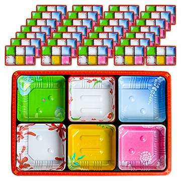 高級日式餐盒 TSR-90-60-6  50個  4包