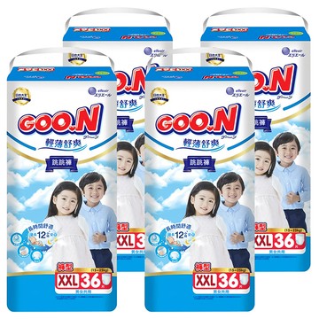 GOO.N 大王 輕薄舒爽 紙尿布 褲型 15~25kg  2XL  144片