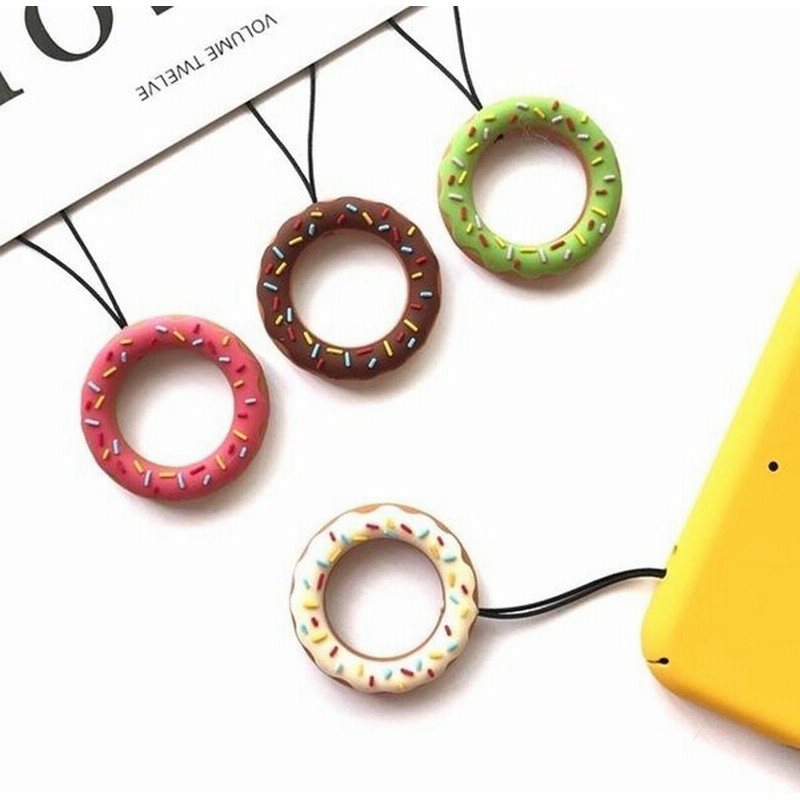 スマホリング 携帯ストラップ ドーナツ バンカーリング リング 可愛い スマホストラップ 落下防止 ホルダー アクセサリー リングホルダー おしゃれ 通販 Lineポイント最大get Lineショッピング