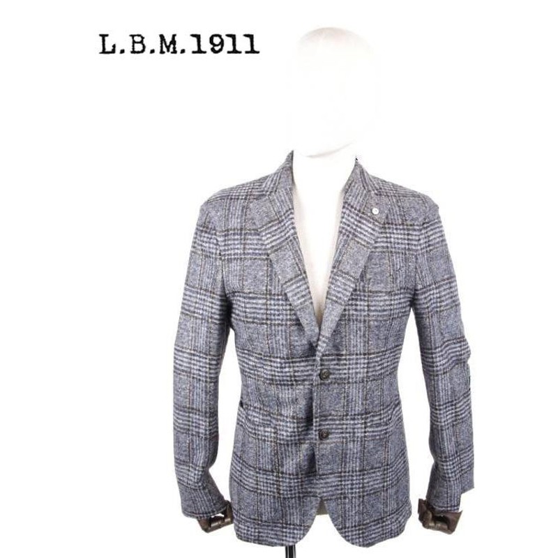 L.B.M.1911 エルビーエム1911 ウール 2Bシングルテーラードジャケット ...