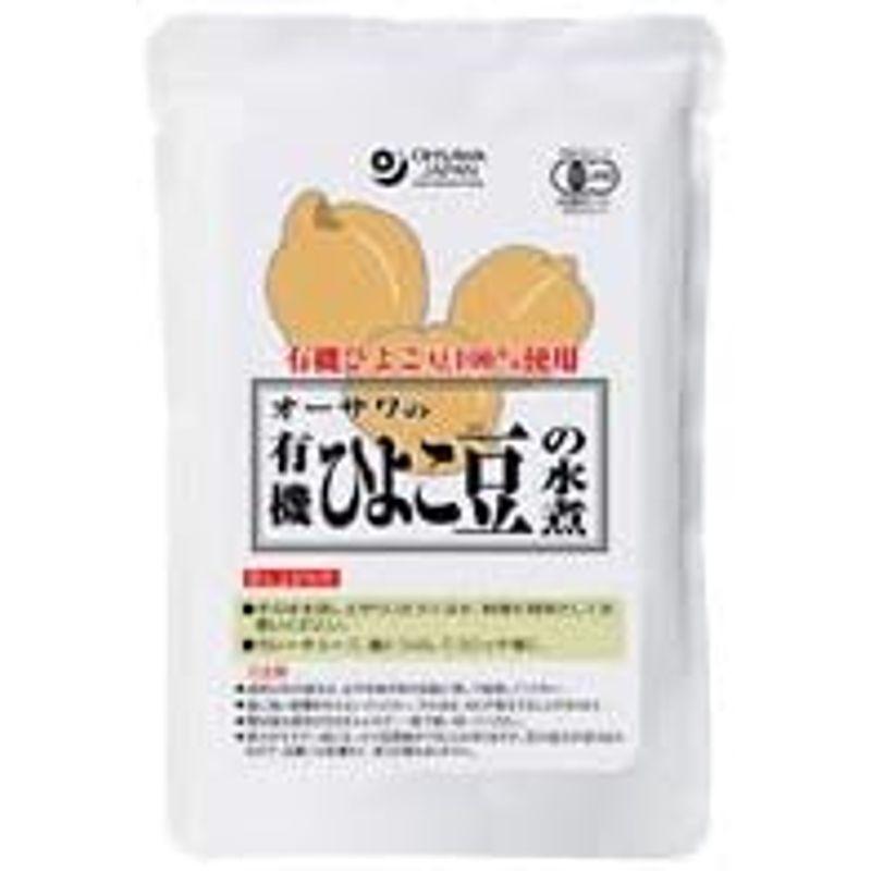 オーサワ オーサワの有機ひよこ豆の水煮 230g(固形量140g) 10袋