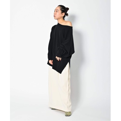 レディース シティショップ 《追加》OFF-SHOULDER STRETCH SWEATER 2