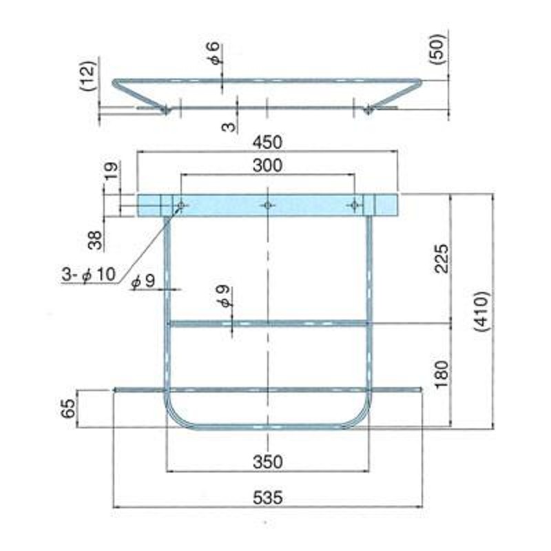 泥除けステー中型用振れ止め付き 1個 | LINEショッピング