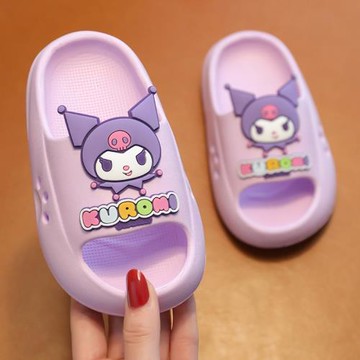 三麗鷗兒童拖鞋夏季卡通可愛小孩女寶寶室內鞋防滑洗澡女童涼拖鞋