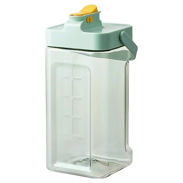 KIYODO 平放密封冷水壺  綠色  3.5L  1個