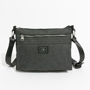 PLAYBOY - 側背包附手挽帶 Overfly系列 - 深灰色