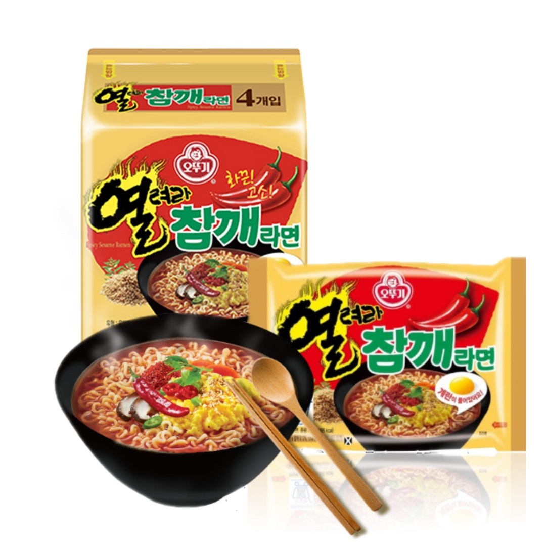 熱ゴマラーメン麺1袋(4個入) 韓国ラーメン