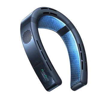 COOLiFY Cyber 旗艦AI智慧頸掛冷暖空調風扇 星際黑【廠商直寄】