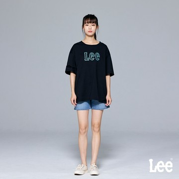Lee 涼感 彈性牛仔短褲 女 Regional 中藍洗水 LL220152AVW