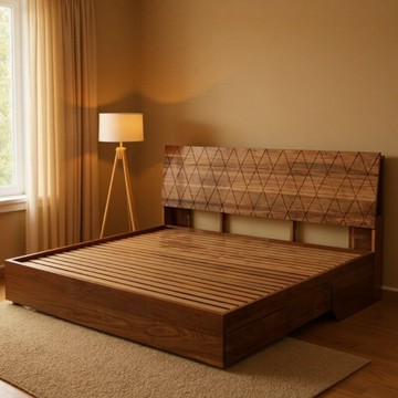 免運 公司貨 胡桃木 奢型懸浮北歐氣壓實木 黑復古全抽屜輕形儲物床高箱式雙人床 可開發票 全館六折 工廠現貨直銷 新品特價 c2183