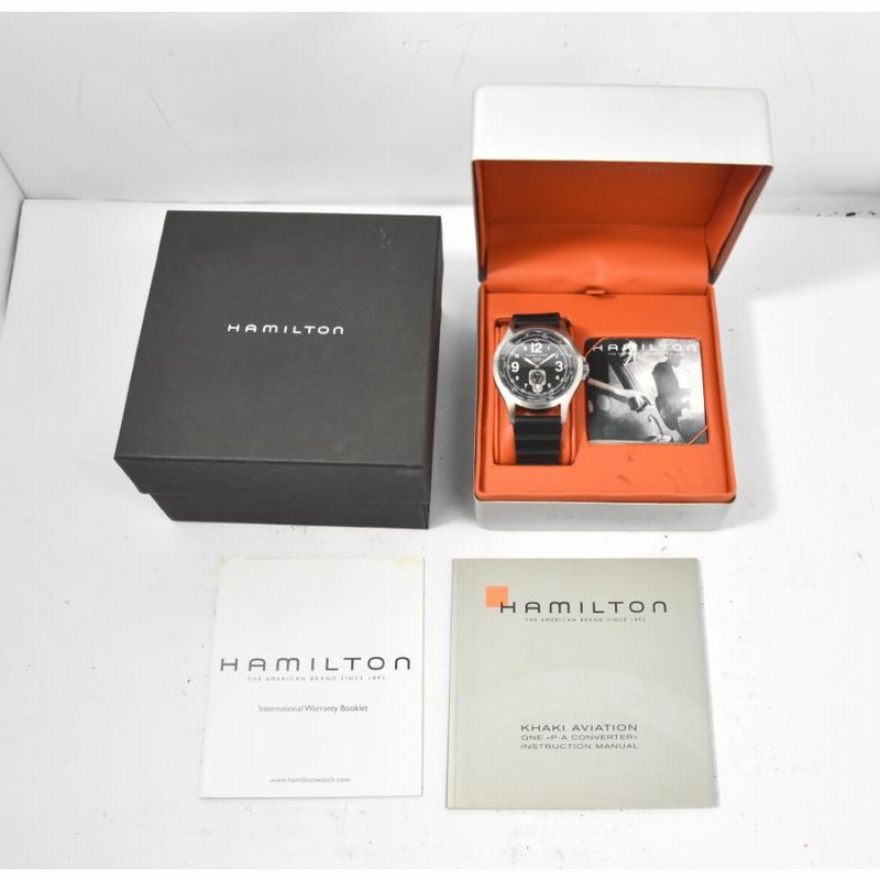 ☆良品【HAMILTON】ハミルトン カーキ アビエーション H765150