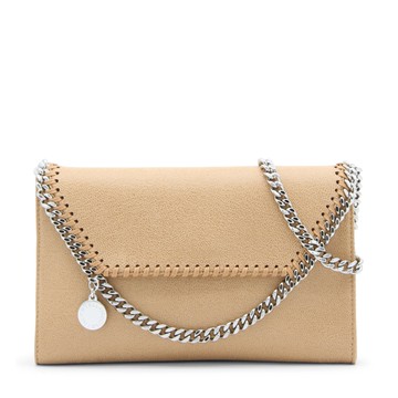 Stella Mccartney - Light Orange Faux Leather Falabella Crossbody Bag