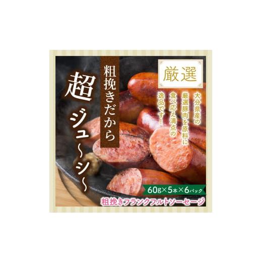 ふるさと納税 大分県 国東市 極太でジューシー！粗挽きフランクフルトソーセージ1.8kg_0098N