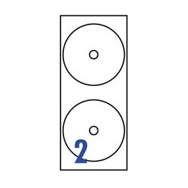 裕德 U49660 電腦列印CD標籤外徑118內徑16mm-50張 / 包【APP滿額下單10%點數(單一帳號最高5000點)】1/31止