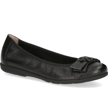 CAPRICE BLACK CASUAL CLOSED BALLERINAS 黑色女款鞋子
