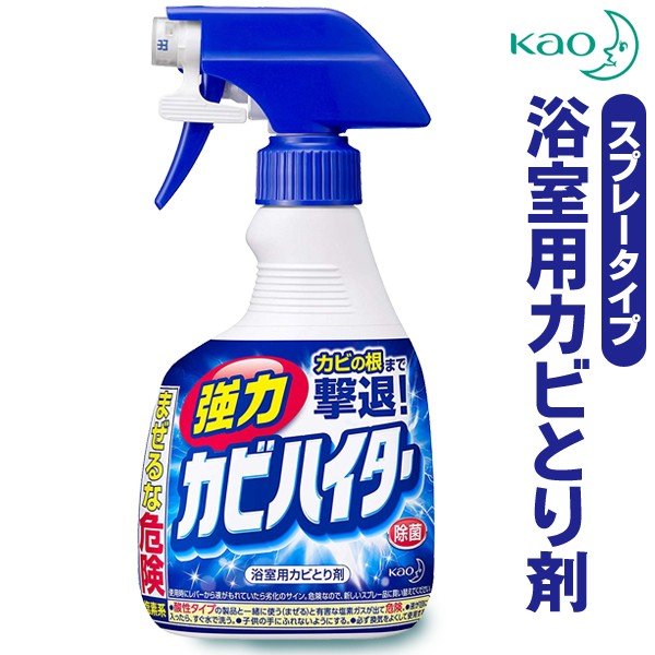 強力カビハイター 花王 浴室用カビとり剤 ハイター ハンディスプレー 本体 400ml 塩素系漂白剤 洗剤 お風呂 掃除 強力カビハイター 通販 Lineポイント最大0 5 Get Lineショッピング