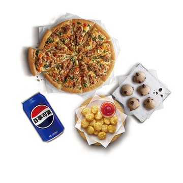 【必勝客】 9吋小比薩 私廚系列(口味4選1) 任你配套餐 好禮即享券