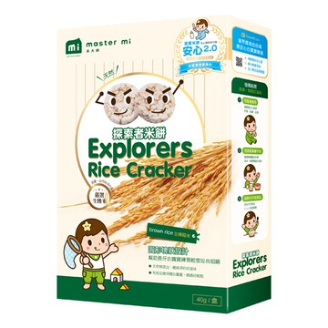 米大師探索者米餅40g-白米糙米