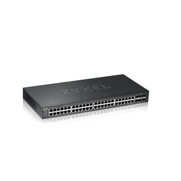 Zyxel 【ZYXEL合勤】帝網監視器 GS2220-50 48埠GbE L2交換器 含GbE上行介面100/1000 Mbps
