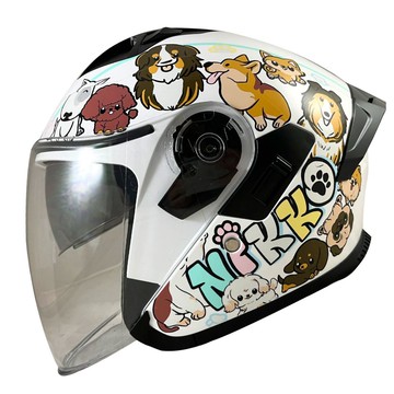 【汪星人】Nikko N559 #1 汪汪集合 3/4罩安全帽