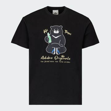 adidas TAIPEI 黑熊 短袖上衣 T恤 男/女 - Originals LF5891 官方直營