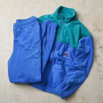 実物 新品 デッドストック フランス軍 フリース トレーニングスーツ 