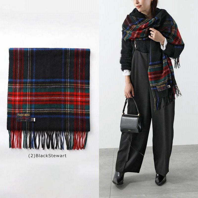 TWEED MILL ツイードミル チェックマフラー ストール 楽天市場】【 ツイードミル 】 Tweedmill ラムウール マフラー
