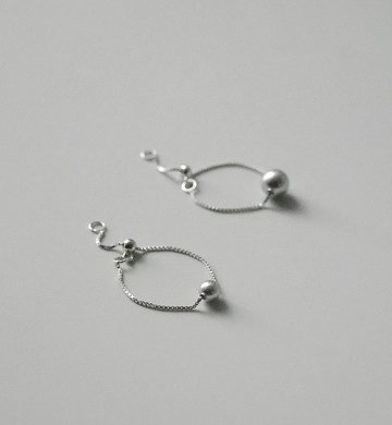 HELMI-BASIC 灰珍珠鍊戒