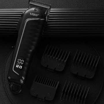 型男油頭DIY電剪【V-683】液晶數顯VGR電推剪刮鬍造型兩用剃刀 自助理髮剪頭雕刻剪