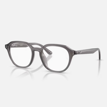 【RayBan 雷朋】圓形膠框光學眼鏡(RX7259D-8257 52mm)