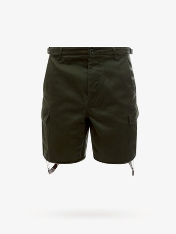 Cotton shorts with logoed straps - CELINE - gender_Man
