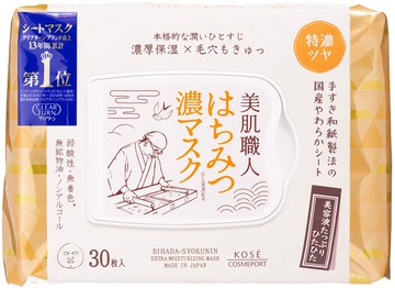 清澈的棕褐色美麗膠粘蛋白蜂蜜面膜max mass 30件