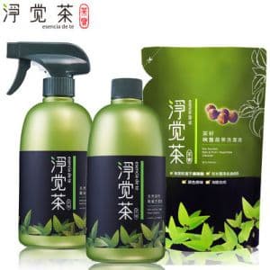 【TEAPOWER 茶寶】淨覺茶 居家清潔超值3件組 (洗碗補+地板+衛浴)