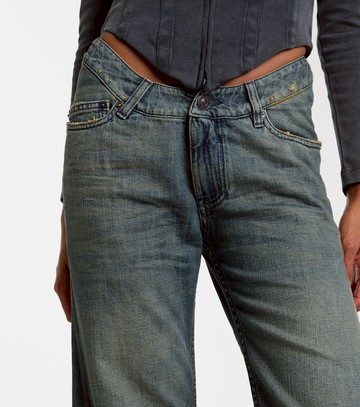 Balenciaga Low-rise wide-leg jeans