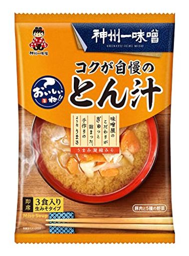 神州一味噌 おいしいね!! コクが自慢のとん汁 3食6袋