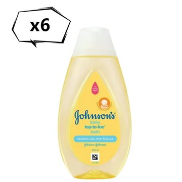 進口Johnson's洗髮沐浴乳(原味配方)200ml*6