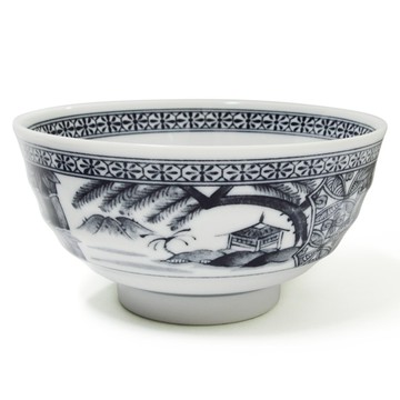 [豐名日本餐具] 5.5多用井 黑山水 / H19-55TYB