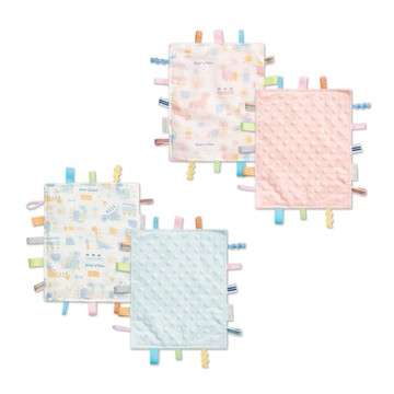 奇哥 豆趣竹纖維標籤響紙安撫巾(2款可選)