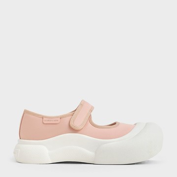 兒童緞面瑪莉珍鞋