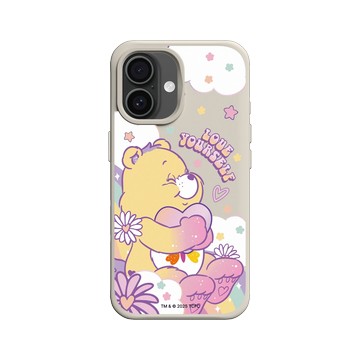 iPhone 16 SolidX 貝殼灰 - Care Bears - Love Yourself