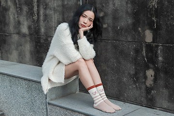 unni花之妍羊絨襪 襪子 鞋履襪品 socks 中筒襪 女襪 暖
